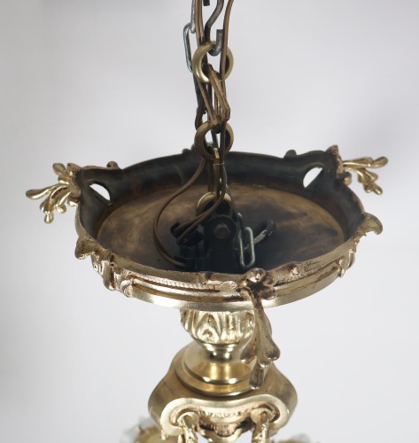 Lustre en bronze doré A Delafontaine époque Napoléon III - Luminaires Style Napoléon III