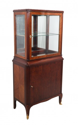 Vitrine d'entre deux fin XIXe siècle  - Mobilier Style 