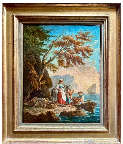 Family Returning from Fishing after Joseph Vernet 