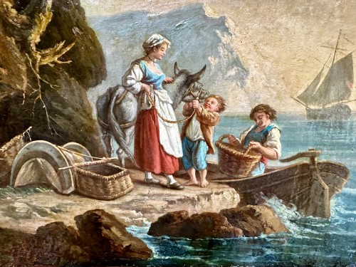 Family Returning from Fishing after Joseph Vernet  - 