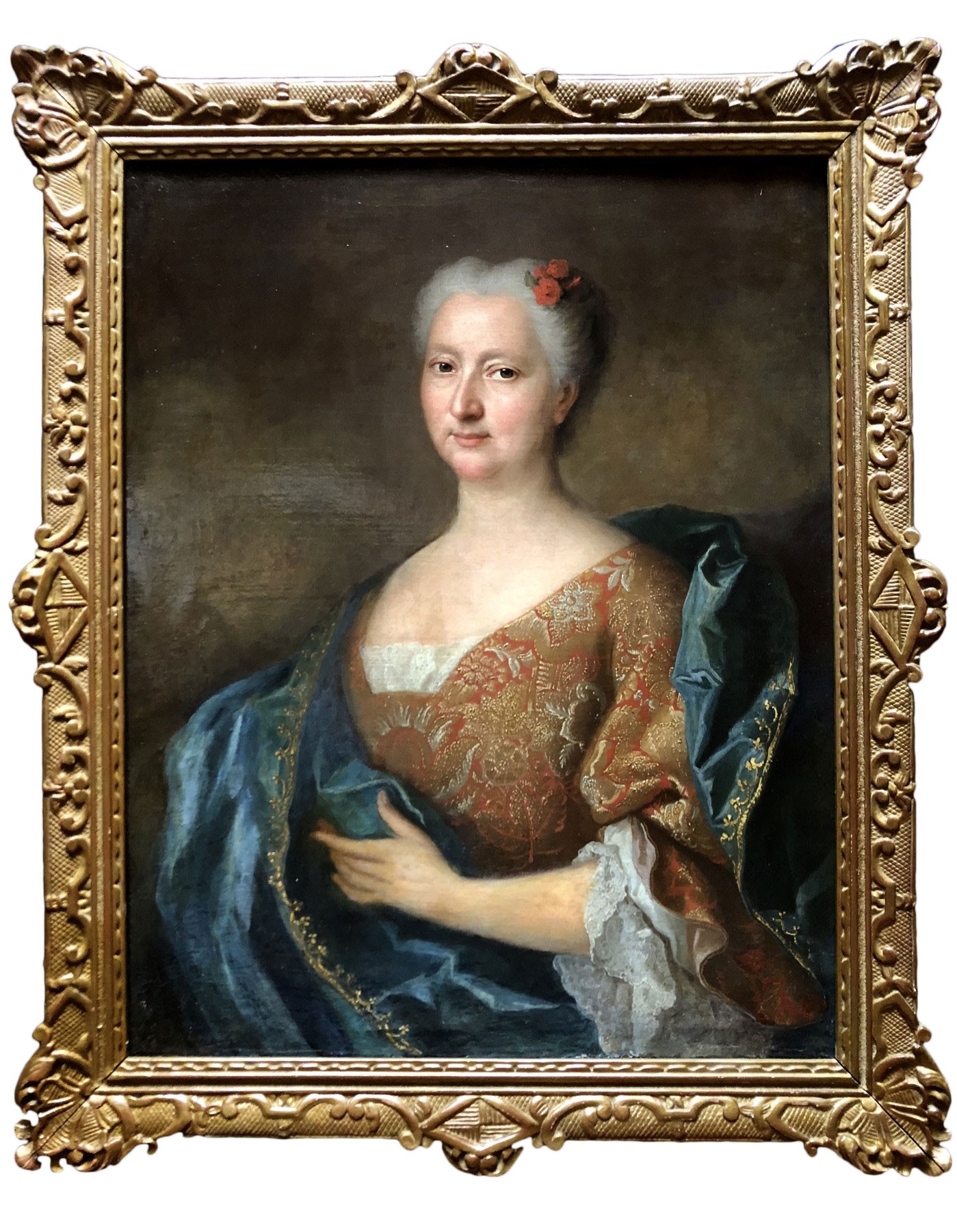 Dame de qualité, entourage de Robert Levrac-Tournieres 1667-1752 - XVIIIe  siècle - N.99874