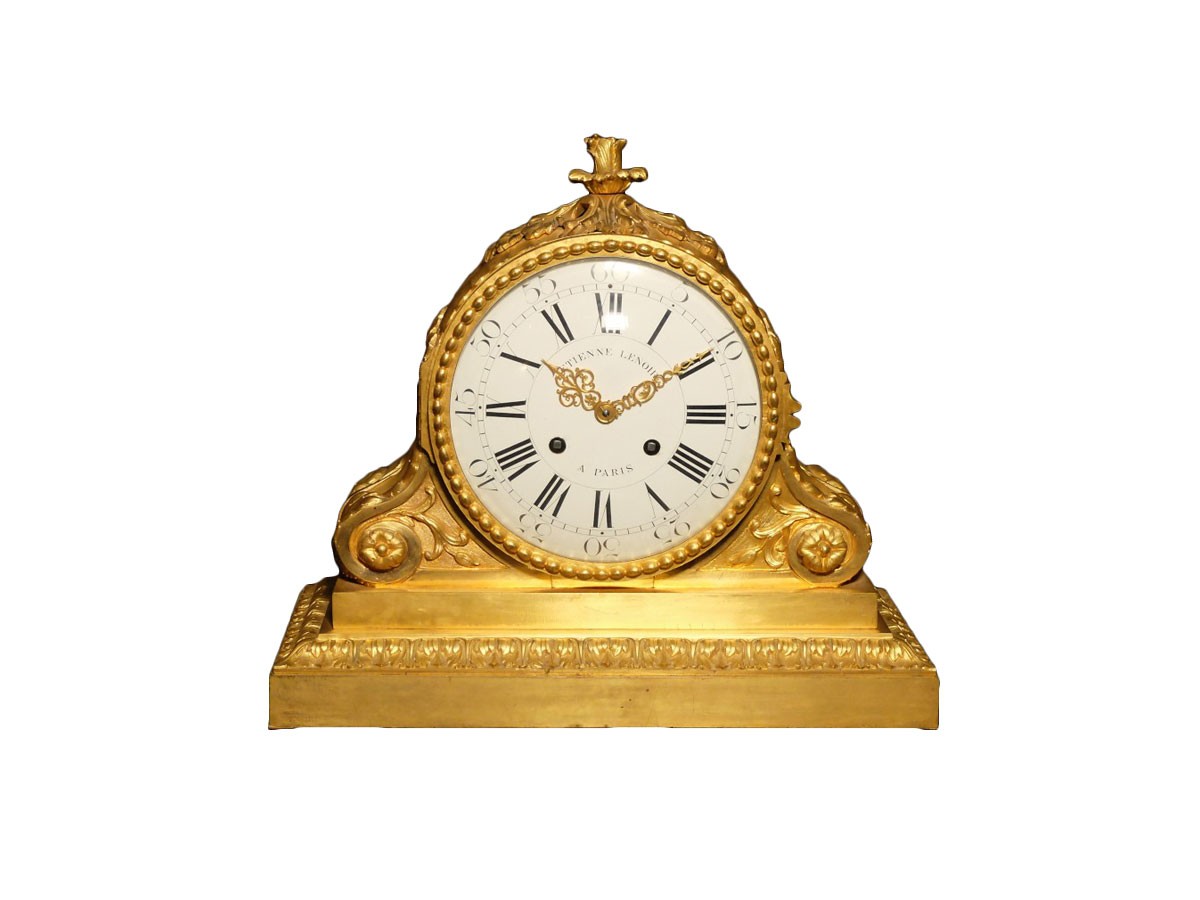 Cardboard Maker's Clock By Etienne Lenoir, Louis XVI Period - Ref.106881