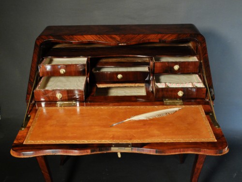 Bureau de pente d'époque Louis XV - Antiquités Olivier Alberteau