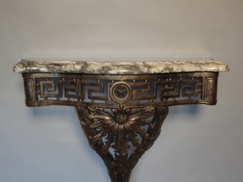 Console Transition en fer forgé, circa 1760/70 - Mobilier Style Transition