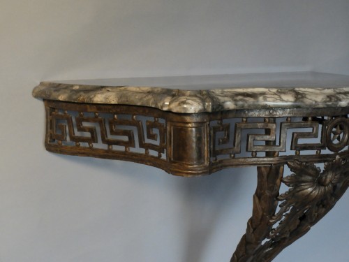 Mobilier Console - Console Transition en fer forgé, circa 1760/70