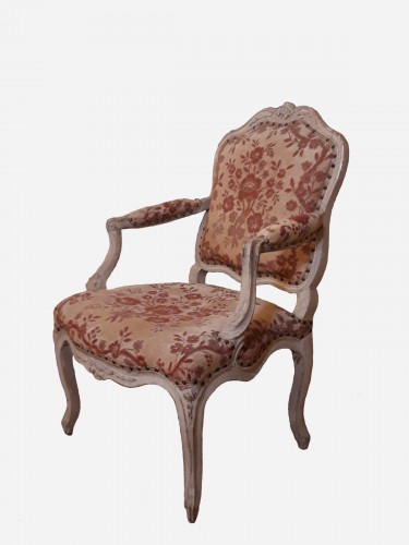 Seating  - Set of 4 armchairs by Pierre Nogaret, circa 1765