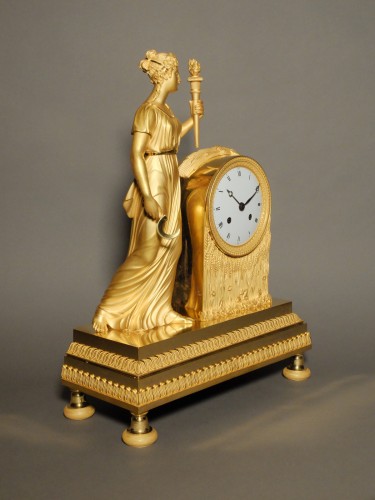 Clock representing Ceres or the allegory of summer - Horology Style Restauration - Charles X