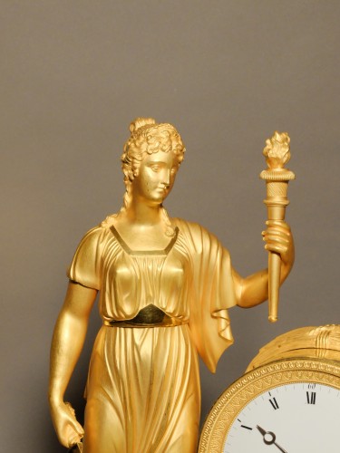 Clock representing Ceres or the allegory of summer - Restauration - Charles X