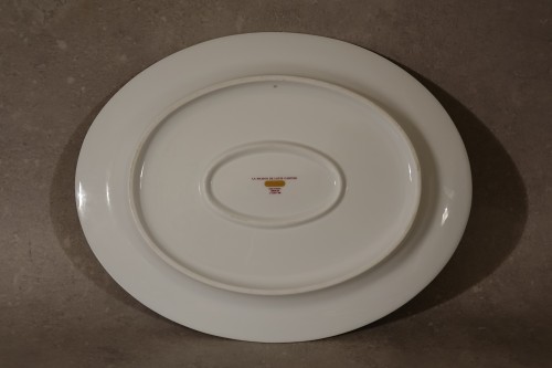 Trois plats en porcelaine de Limoges - Maisons Cartier et Lanternier - Antiquités Philippe Glédel