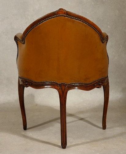 Louis XV - Fauteuil de bureau Transition estampillé Nadal l'aîné - Paris XVIIIe