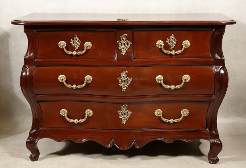 Commode bordelaise en acajou massif - Mobilier Style Louis XV