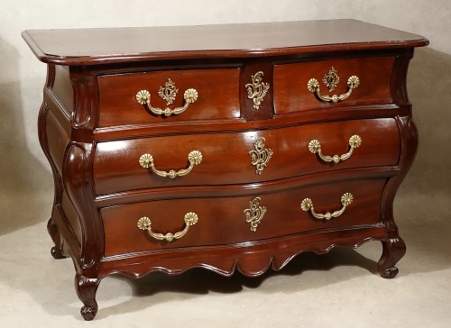 Commode bordelaise en acajou massif - Louis XV