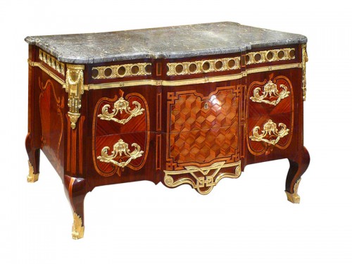 Commode attribuée à J.F OEBEN d'époque Transition