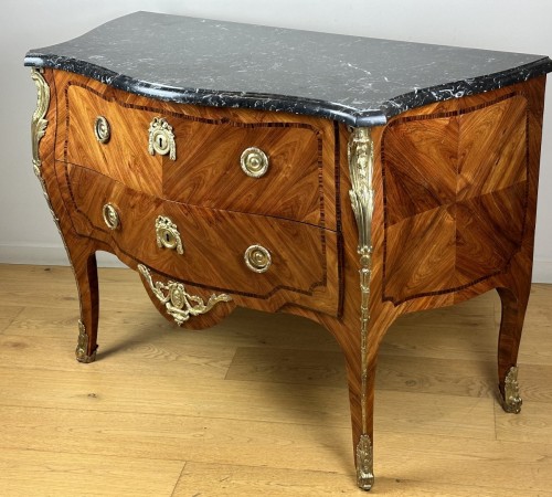 Furniture  - A Louis XV commode stamped Antoine-Pierre Jacot vers 1766 -1770