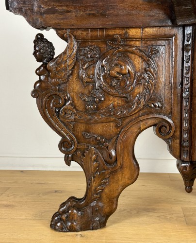 Furniture  - Florentine ceremonial table, early 16th century in Tuscany.