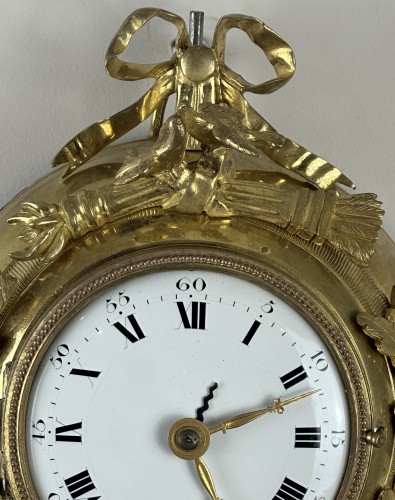 18th century - Louis XVI period alcove alarm clock