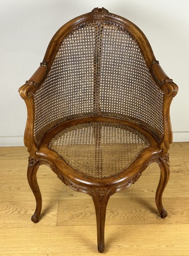 Fauteuil de bureau d’époque Louis XV - Sièges Style Louis XV