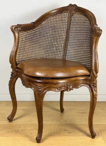 Fauteuil de bureau d’époque Louis XV - Sérignan Antiquités