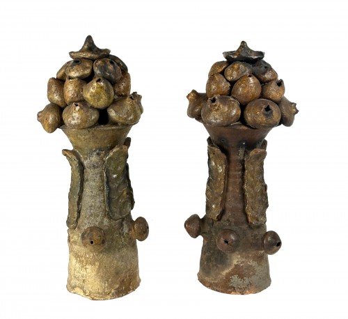 Pair of finials, Brittany 18th century