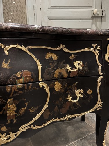 Napoléon III - Commode en laque de Chine attribué à la Maison Jansen