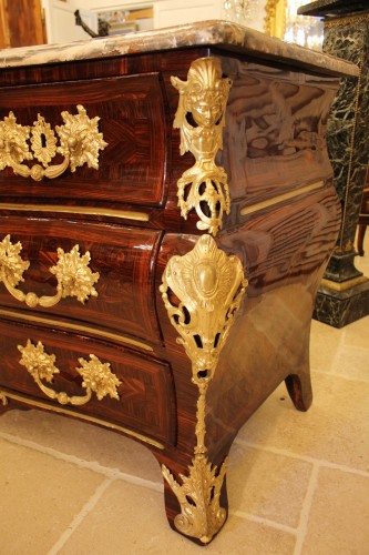 18th century - Louis XV period chest of drawers stamped F.F.