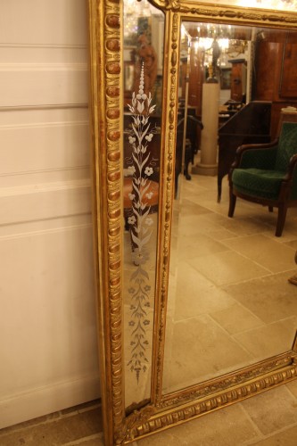 19th century - Napoleon III pareclose mirror