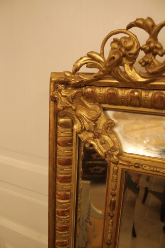 Antiquités - Napoleon III pareclose mirror