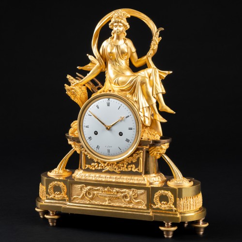 Large Mythological Empire Clock “Ceres At The Harvest Time” - 