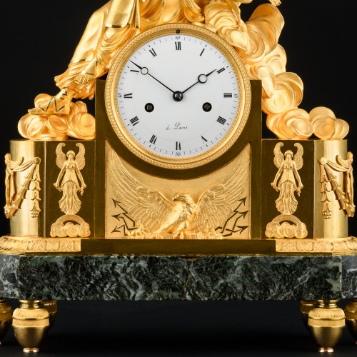 Horology  - Mythological Empire clock “Hera with peacock”