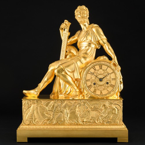 Empire mantel clock “Odysseus” signed by P.P. Thomire and Moinet - 