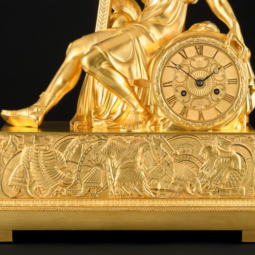 Empire - Empire mantel clock “Odysseus” signed by P.P. Thomire and Moinet