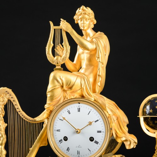 Empire clock “Allegory of Arts and Sciences” with Apollo - Circa 1806 - Empire