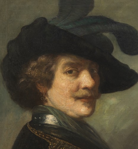 Tableaux et dessins Tableaux XVIIIe siècle - Portrait de Rembrandt – Ecole hollandaise du 18e siècle