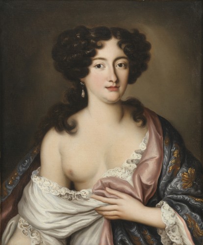 Hortense Mancini, duchesse de Mazarin, en Vénus – Atelier Jacob Ferdinand Voet - Tableaux et dessins Style Louis XIV