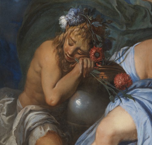 XVIIe siècle - Allégorie de la Vigilance et de l’Oubli de l’Amour – Pietro Liberi (1614 – 1687)