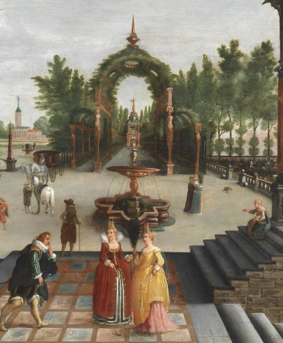 Palais imaginaire à Venise - Atelier de Hans Vredeman de Vries (1526/27 – 1607) - Galerie Thierry Matranga