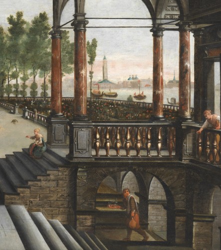 XVIe siècle et avant - Palais imaginaire à Venise - Atelier de Hans Vredeman de Vries (1526/27 – 1607)