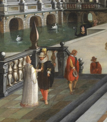 Palais imaginaire à Venise - Atelier de Hans Vredeman de Vries (1526/27 – 1607) - 