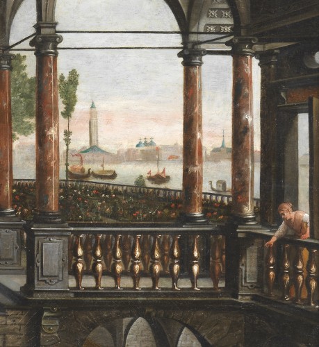 Antiquités - Palais imaginaire à Venise - Atelier de Hans Vredeman de Vries (1526/27 – 1607)