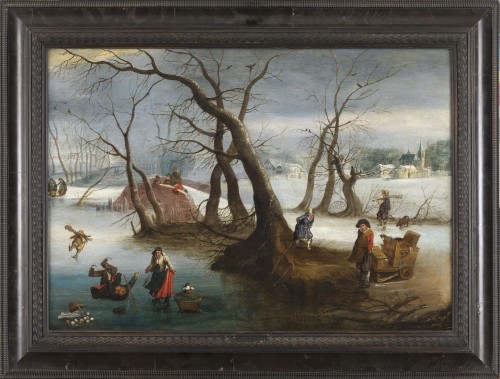 Paysage d’hiver – Attribué à Denys van Alsloot (c. 1568 – c. 1626)