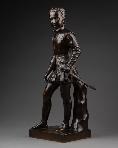 Sculpture Sculpture en Bronze - Henri IV enfant – d’après François-Joseph Bosio (1768 - 1845)