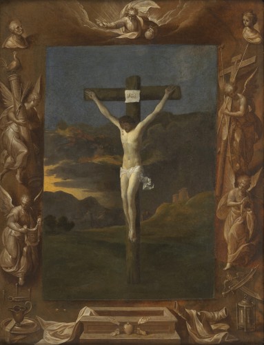 La Passion du Christ – Ecole française du 17e siècle, entourage de Lubin Baugin - Tableaux et dessins Style 