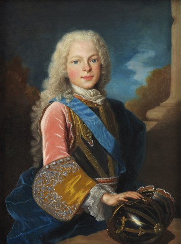 Portrait de Fernand VI d’Espagne (1713 – 1759) – Ecole française du XVIIIe siècle - Tableaux et dessins Style 