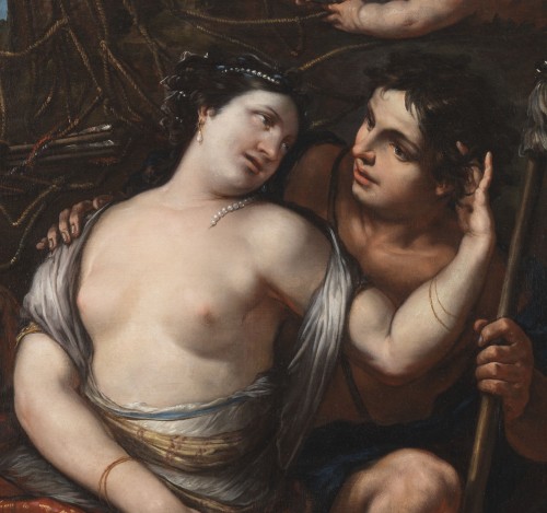 Tableaux et dessins Tableaux XVIIe siècle - Vénus et Adonis – Attribué à Antonio Bellucci (1654 – 1726)