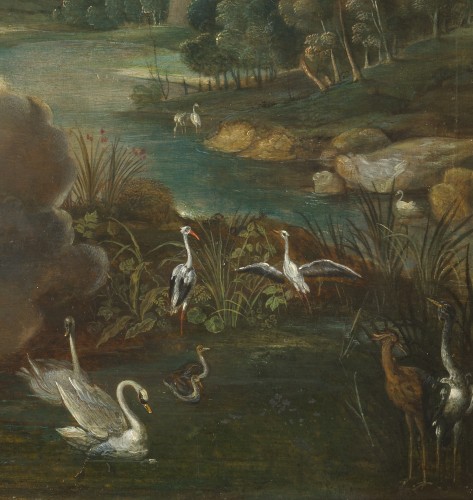 XVIIe siècle - Allégorie de l’air - attribué à Adriaen van Stalbemt ( 1580 - 1662)