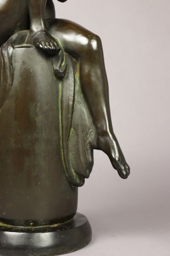 Sculpture Sculpture en Bronze - Femme assise par Henry Arnold