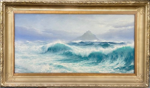 David James (1853-1904) seascape &quot;The incoming Tide&quot; - Paintings & Drawings Style 