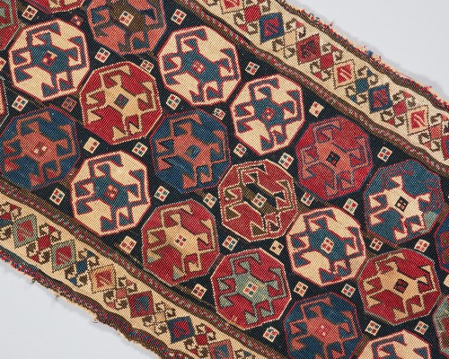Reverse Soumac panel, early 19th century - Tapestry & Carpet Style 