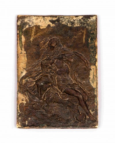 Un relief en bronze doré de la Pietà, 19e siècle - ArtHistorical