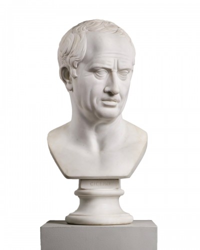 A Fine Marble Bust of Cicero, After the Antique